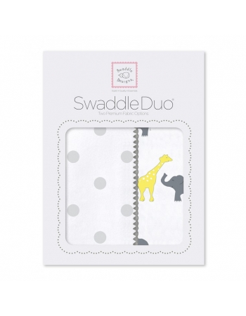 Набор пеленок SwaddleDesigns Swaddle Duo Circus Fun Sterling