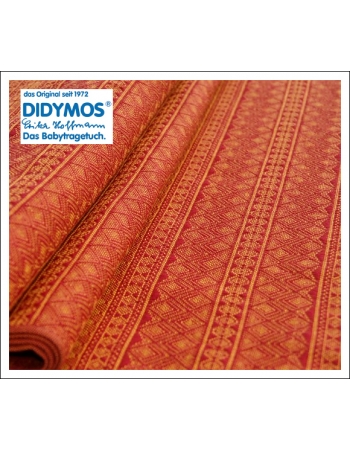 Слинг-шарф Didymos, Indio Rubin-Mandarine (рубин-мандарин)