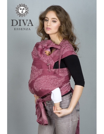 Май-слинг Diva Essenza, Berry Linen со льном