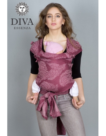 Май-слинг Diva Essenza, Berry Linen со льном