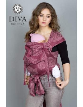 Май-слинг Diva Essenza, Berry Linen со льном