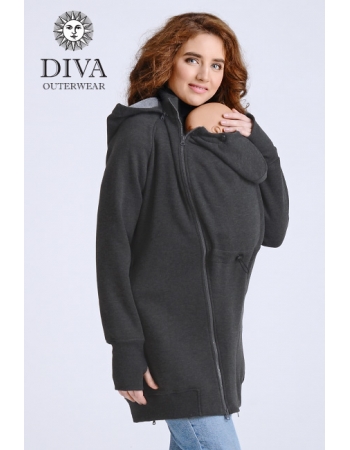 Слинготолстовка Diva Outerwear 4в1, Antracite