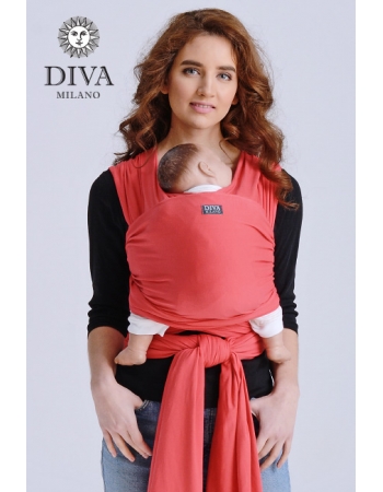 Слинг-шарф трикотажный Diva Stretchy, Corallo