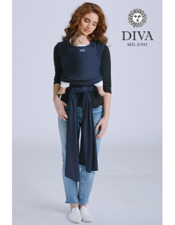 Трикотажный слинг для новорожденных Diva Stretchy, Navy