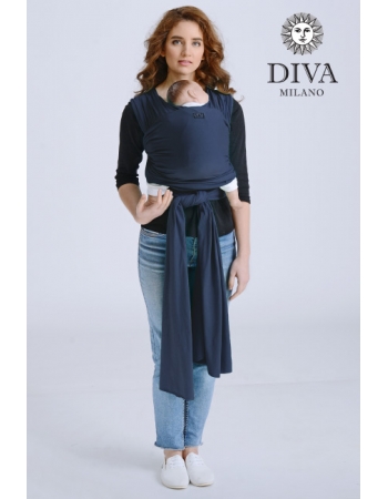 Трикотажный слинг для новорожденных Diva Stretchy, Navy