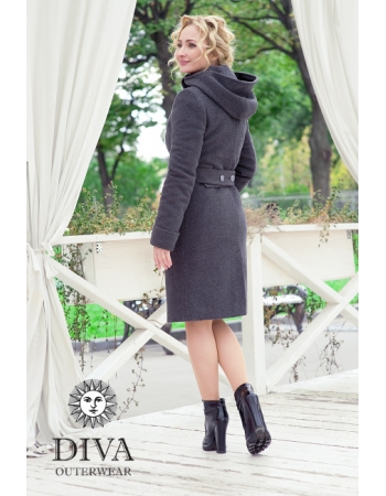 Слингопальто зимнее Diva Outerwear Antracite