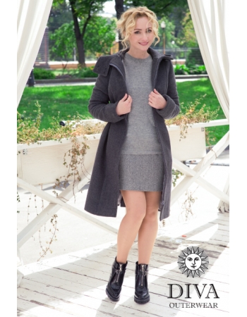 Слингопальто зимнее Diva Outerwear Antracite