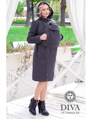 Слингопальто зимнее Diva Outerwear Antracite