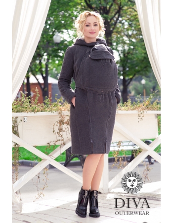 Слингопальто зимнее Diva Outerwear Antracite