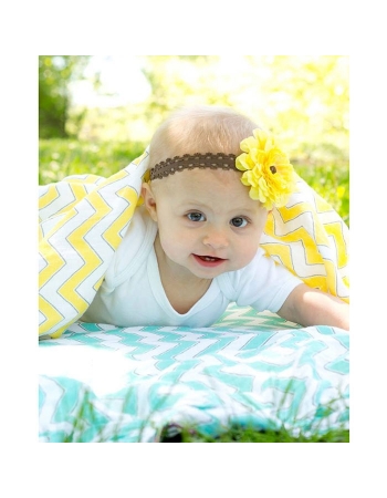 Набор пеленок SwaddleDesigns SwaddleLite Yellow Chevron Lite