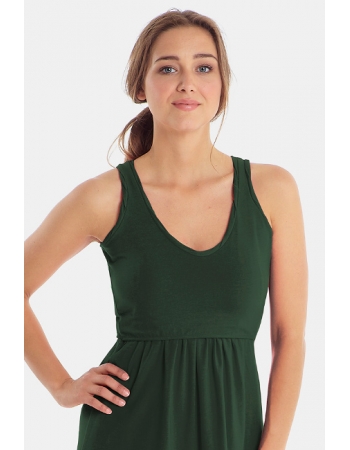 Платье для кормления Mothers en Vogue Must Have V-Neck Maxi, зеленый (Mirtle Green)