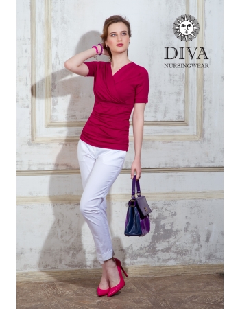 Топ для кормящих и беременных Diva Nursingwear Lucia, цвет Berry