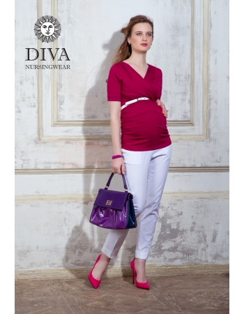 Топ для кормящих и беременных Diva Nursingwear Lucia, цвет Berry