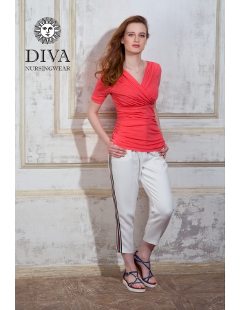 Топ для кормящих и беременных Diva Nursingwear Lucia, цвет Corallo