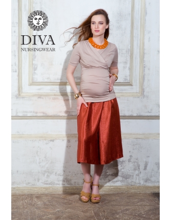 Топ для кормящих и беременных Diva Nursingwear Lucia, цвет Grano