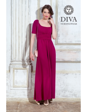 Платье для кормящих и беременных Diva Nursingwear Stella Maxi, Berry