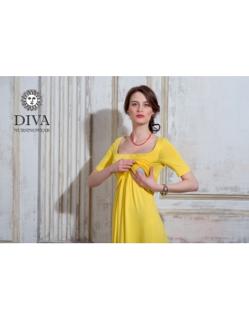 Платье для кормящих и беременных Diva Nursingwear Stella, Limone