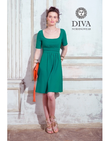 Платье для кормящих и беременных Diva Nursingwear Stella, Smeraldo