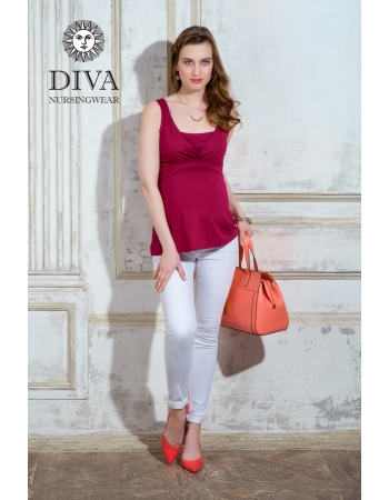 Топ для кормящих и беременных Diva Nursingwear Alba, цвет Berry