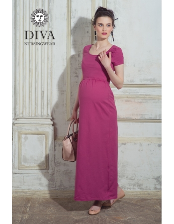 Платье для кормящих и беременных Diva Nursingwear Dalia, цвет GranoПлатье для кормящих и беременных Diva Nursingwear Dalia, цвет Sorbetto