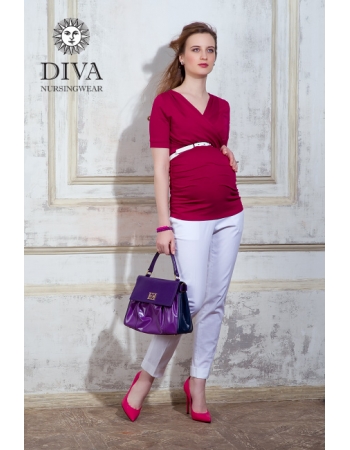 Топ для кормящих и беременных Diva Nursingwear Lucia, цвет Berry