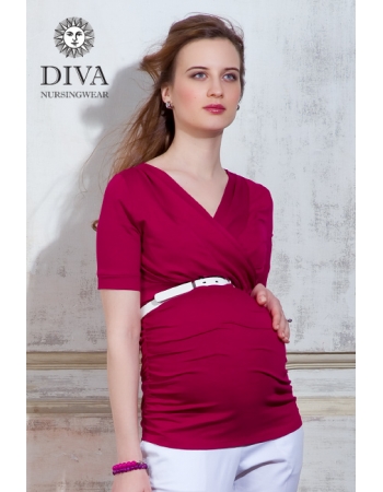 Топ для кормящих и беременных Diva Nursingwear Lucia, цвет Berry