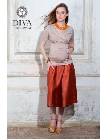 Топ для кормящих и беременных Diva Nursingwear Lucia, цвет Grano