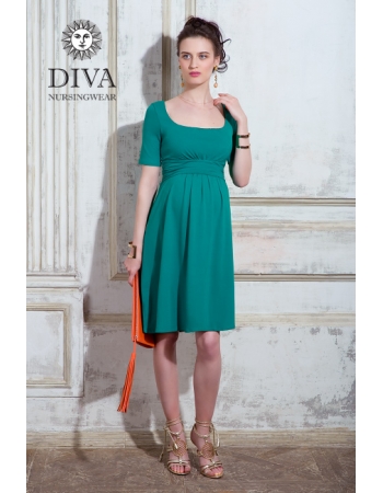 Платье для кормящих и беременных Diva Nursingwear Stella, Smeraldo