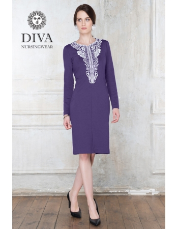 Платье для кормящих Diva Nursingwear Carmela, цвет Mora