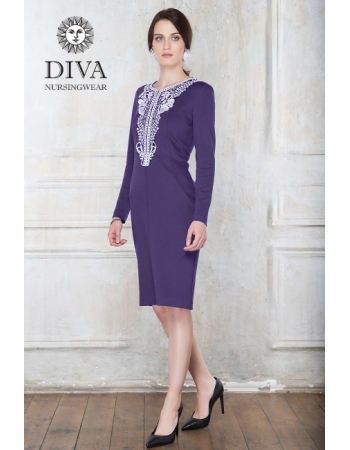 Платье для кормящих Diva Nursingwear Carmela, цвет Mora