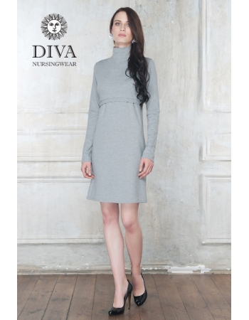 Платье для кормящих Diva Nursingwear Simone, цвет Nebbia