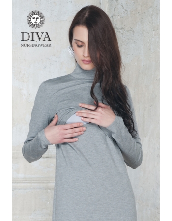 Платье для кормящих Diva Nursingwear Simone, цвет Nebbia