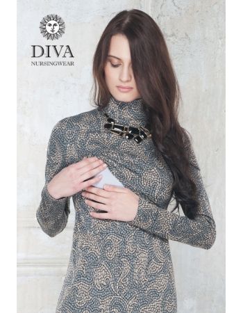 Платье для кормящих Diva Nursingwear Simone, принт Vite