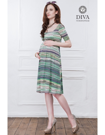 Платье для кормящих и беременных Diva Nursingwear Stella, Kiwi