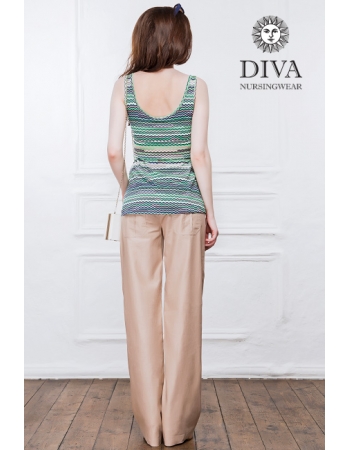 Топ для кормящих и беременных Diva Nursingwear Alba, цвет Kiwi