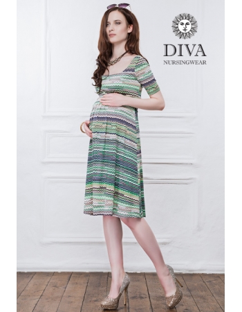 Платье для кормящих и беременных Diva Nursingwear Stella, Kiwi