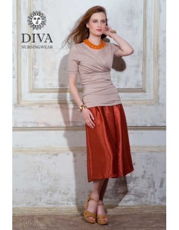 Топ для кормящих и беременных Diva Nursingwear Lucia, цвет Grano