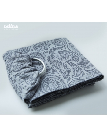 Слинг с кольцами Velina, Grey Paisley