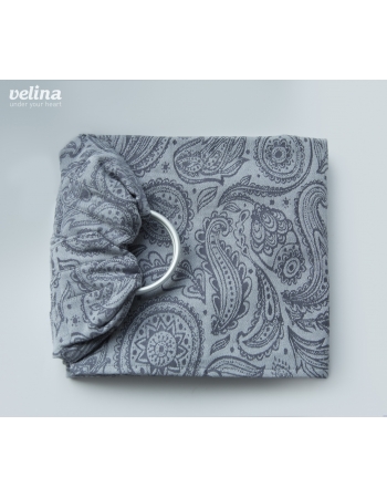 Слинг с кольцами Velina, Grey Paisley