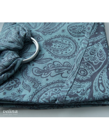 Слинг с кольцами Velina, Mint Paisley