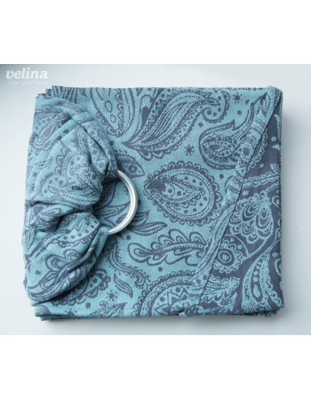 Слинг с кольцами Velina, Mint Paisley