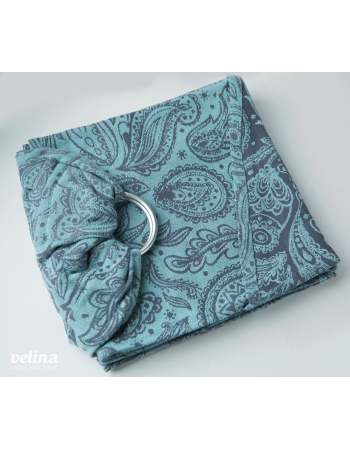 Слинг с кольцами Velina, Mint Paisley